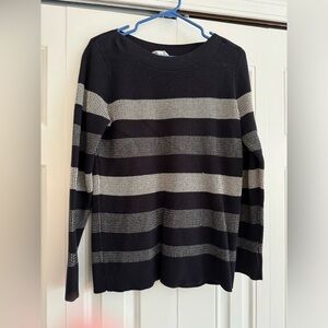 Knitted stripped sweater